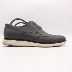 Cole Haan OriginalGrand Oxford Men's 9.5 M Gray Wingtip Oxford Dress C30025